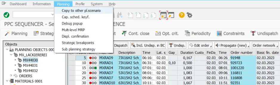 Dispatching CBRs in PPC